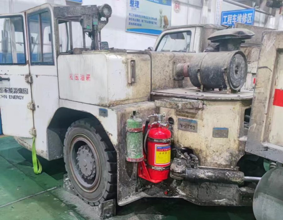 水基自动灭火器在煤矿车辆安装应用